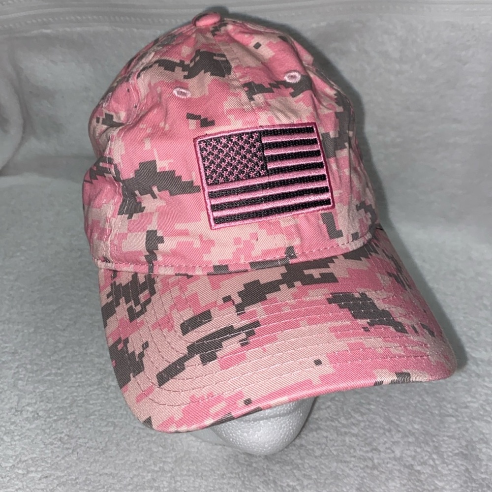 5/$20 RD Rapid Dominance Low Profile US American Flag Patch Camo Cap PKD Desert